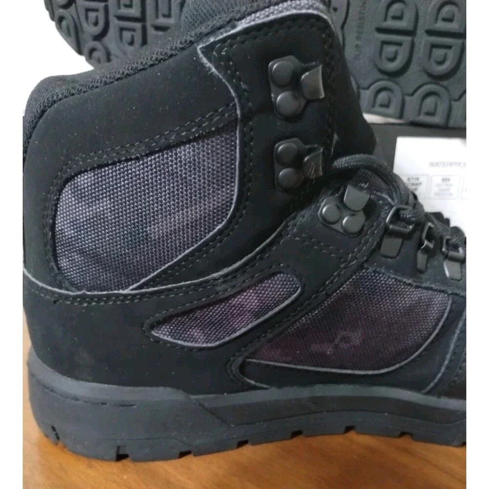 DC PURE Men's Black/Dark Gray Camo Composition Toe High-top Work Boots  Size 11W